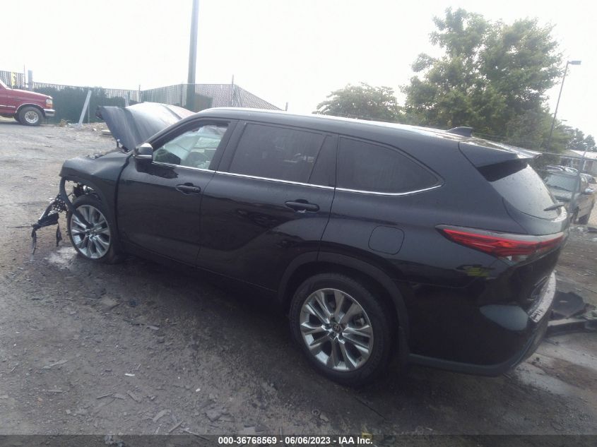 2021 TOYOTA HIGHLANDER LIMITED - 5TDDZRBH9MS075250
