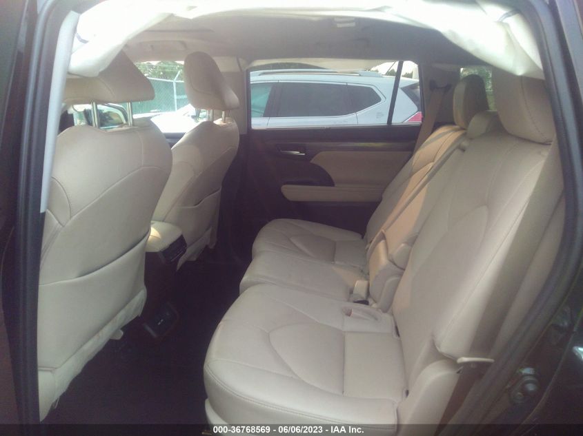 2021 TOYOTA HIGHLANDER LIMITED - 5TDDZRBH9MS075250