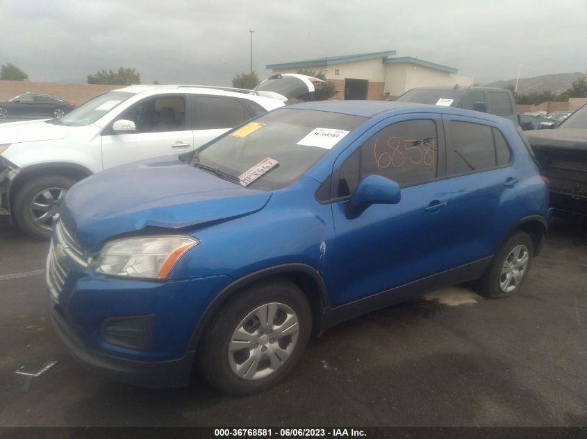 2015 CHEVROLET TRAX LS - KL7CJKSB2FB193962