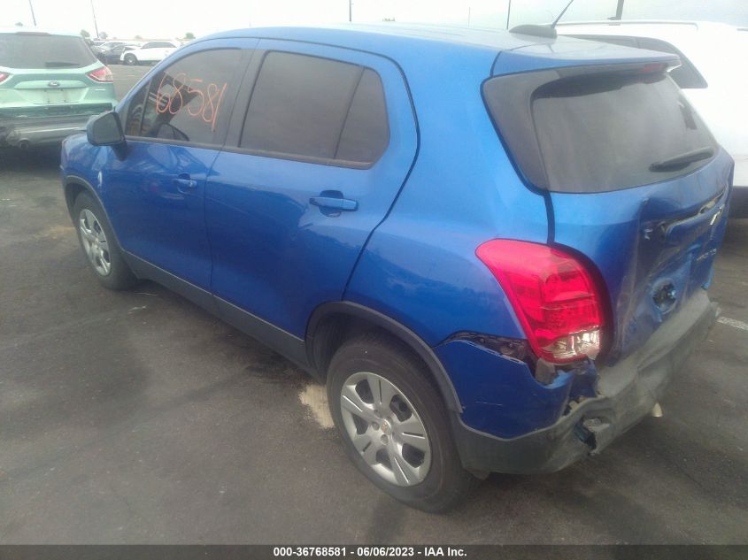 2015 CHEVROLET TRAX LS - KL7CJKSB2FB193962