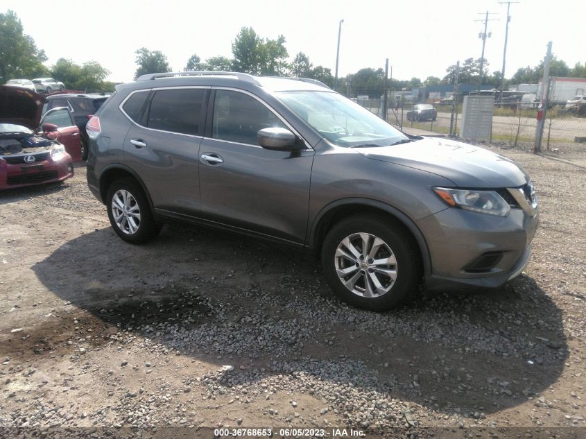 2016 NISSAN ROGUE SV/SL/S - KNMAT2MV9GP706849