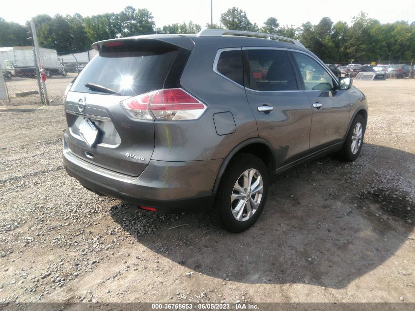 2016 NISSAN ROGUE SV/SL/S - KNMAT2MV9GP706849