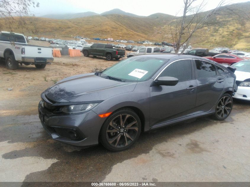 2020 HONDA CIVIC SEDAN SPORT - 2HGFC2F86LH507058
