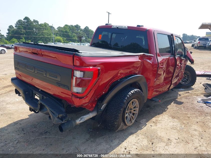 2022 FORD F-150 RAPTOR - 1FTFW1RG8NFC19890