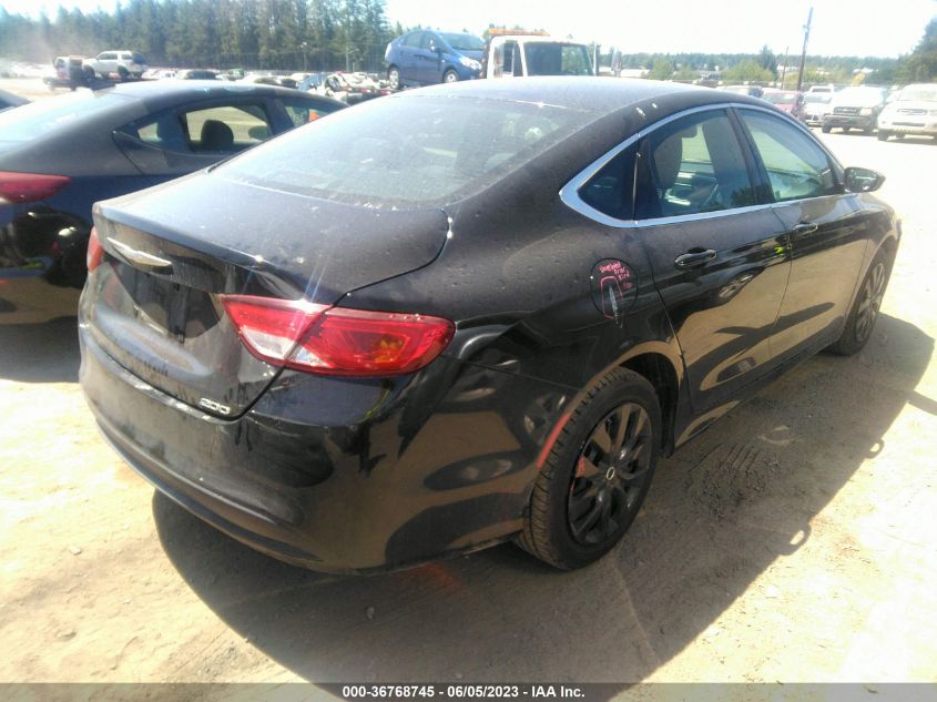 2016 CHRYSLER 200 LX - 1C3CCCFB3GN174855