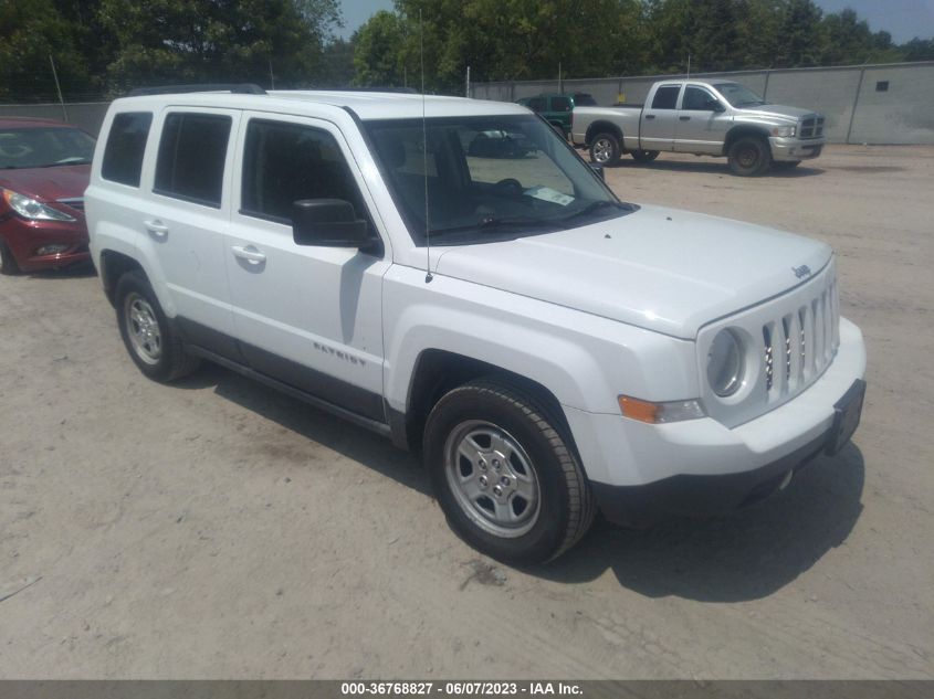 2016 JEEP PATRIOT SPORT - 1C4NJPBBXGD808692