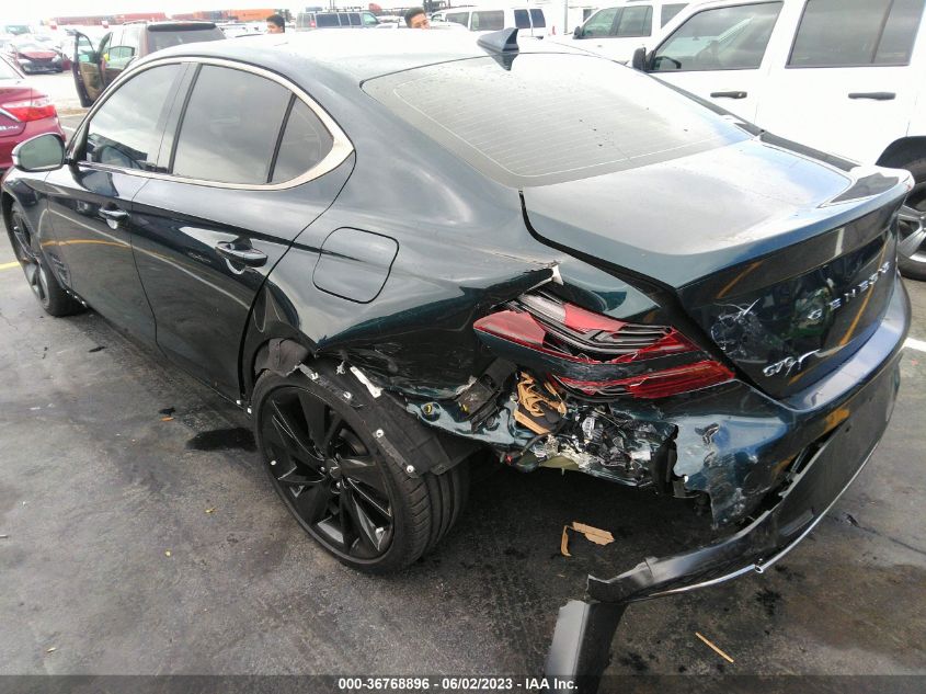 2023 GENESIS G70 2.0T - KMTG34TA6PU122979