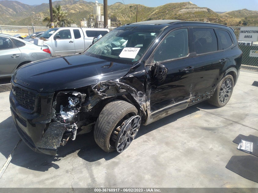 VIN 5XYP3DHC8NG302200 2022 KIA TELLURIDE EX