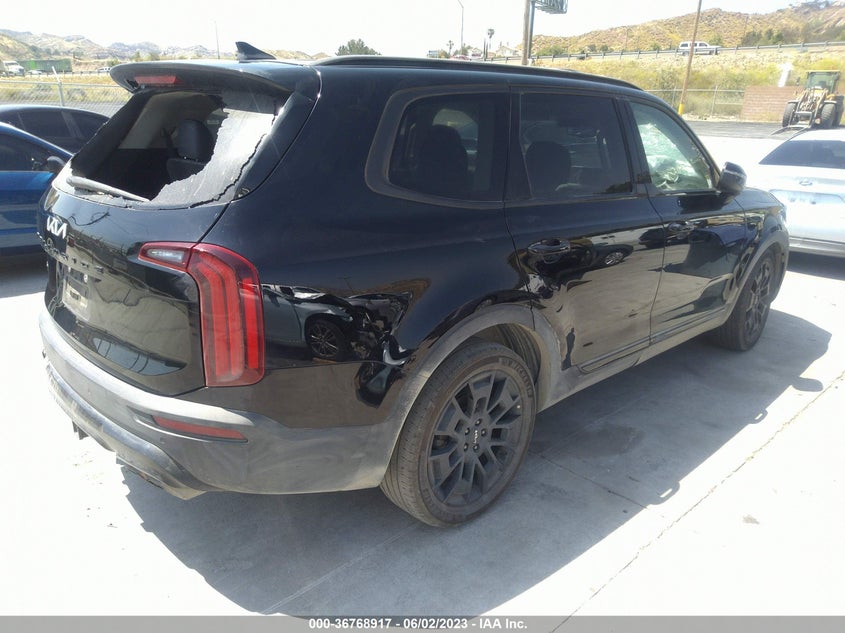 VIN 5XYP3DHC8NG302200 2022 KIA TELLURIDE EX