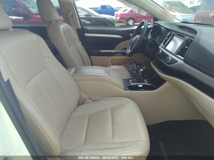2015 TOYOTA HIGHLANDER XLE - 5TDKKRFHXFS110256