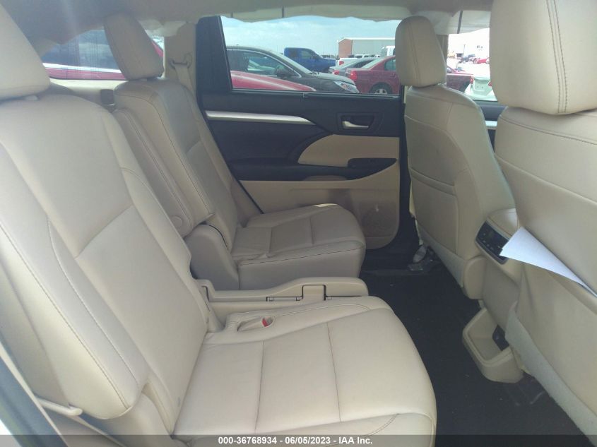 2015 TOYOTA HIGHLANDER XLE - 5TDKKRFHXFS110256