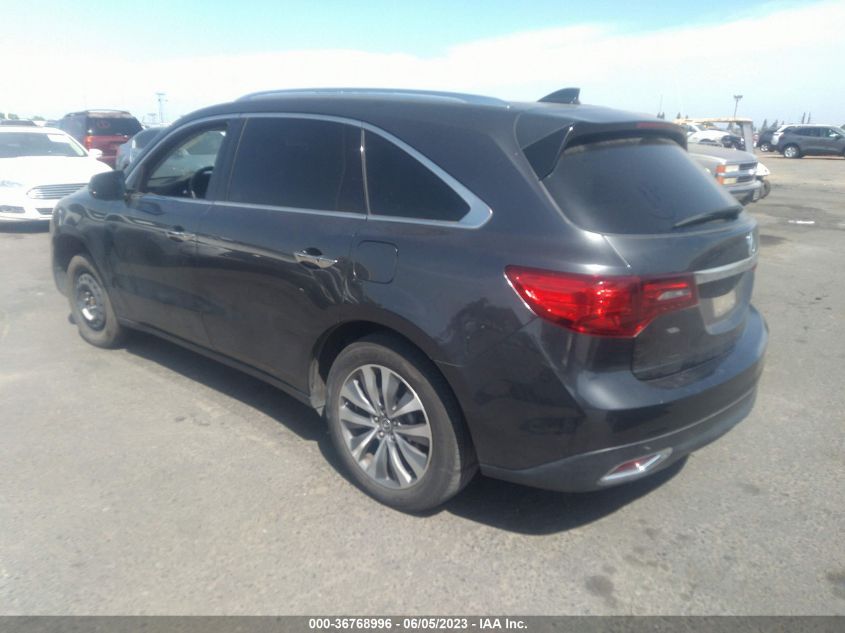 2014 ACURA MDX TECH PKG - 5FRYD4H49EB042762