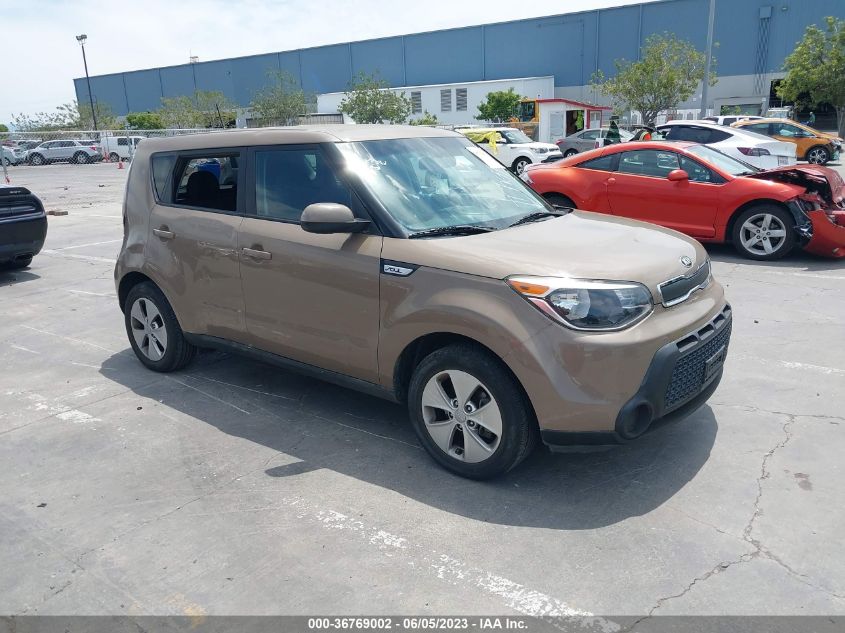 2016 KIA SOUL BASE - KNDJN2A29G7332652