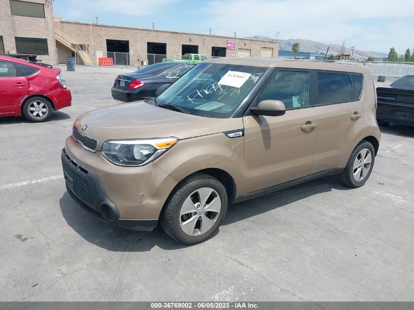 2016 KIA SOUL BASE - KNDJN2A29G7332652