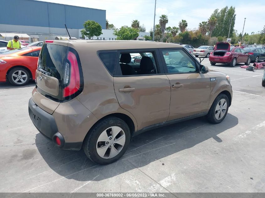 2016 KIA SOUL BASE - KNDJN2A29G7332652