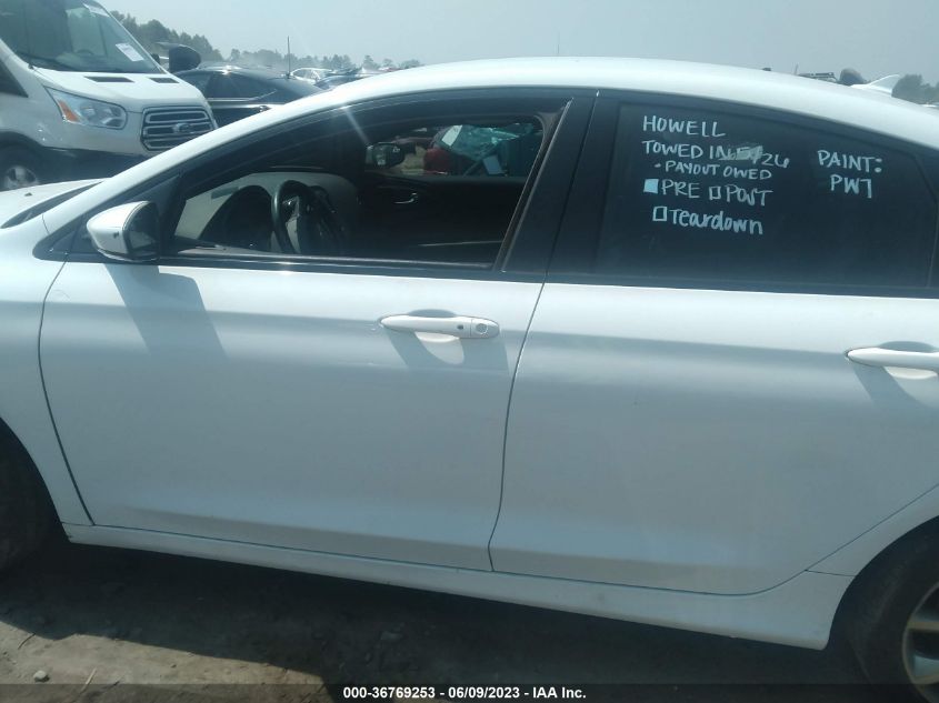 2016 CHRYSLER 200 S - 1C3CCCBB1GN138099