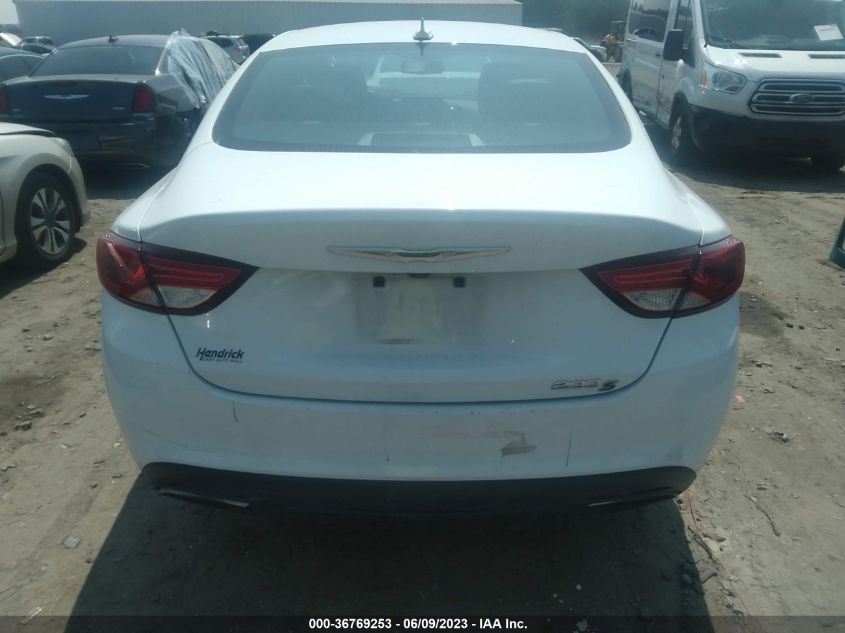 2016 CHRYSLER 200 S - 1C3CCCBB1GN138099
