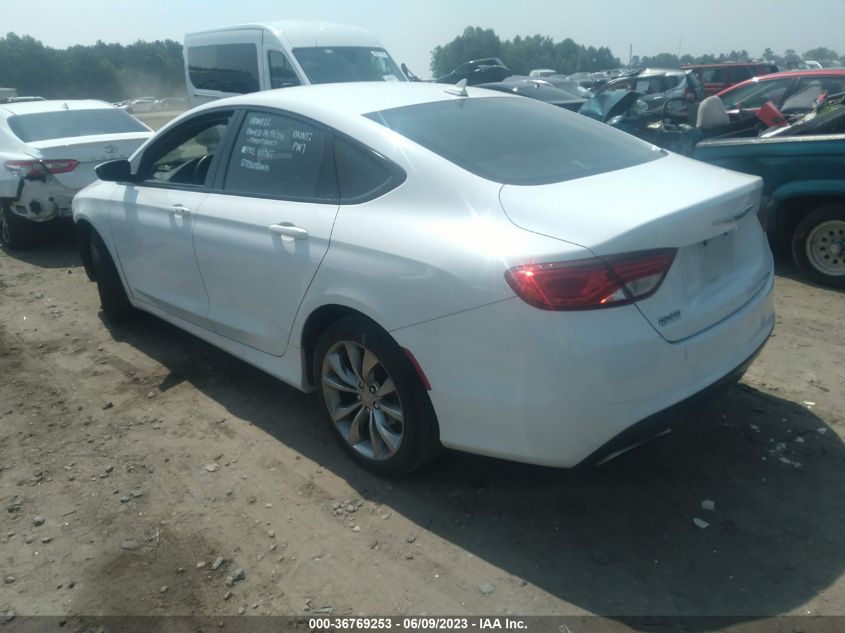 2016 CHRYSLER 200 S - 1C3CCCBB1GN138099