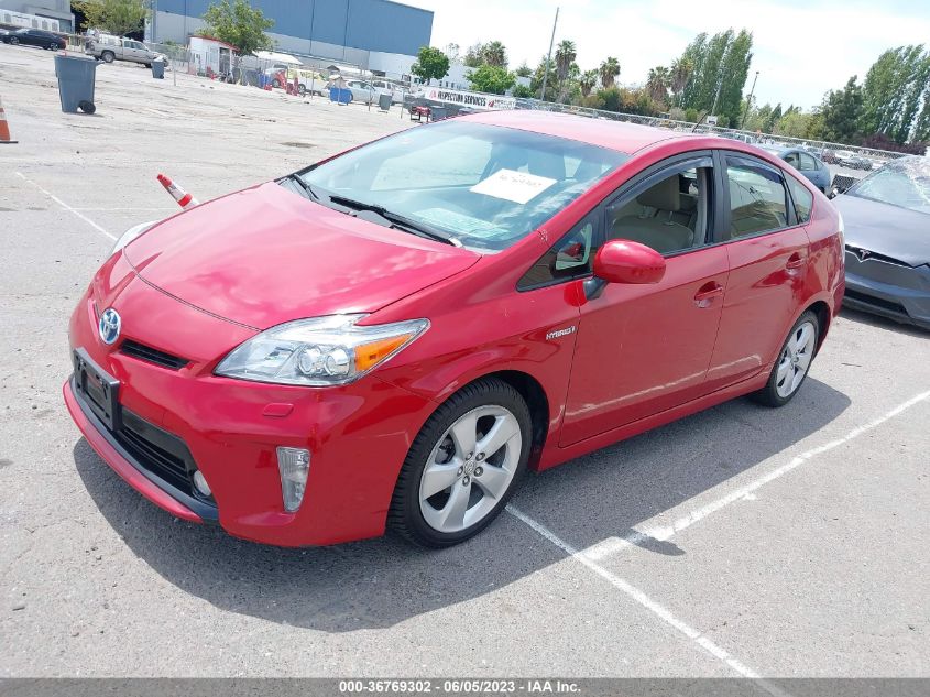 2014 TOYOTA PRIUS FOUR/FIVE/THREE/ONE/TWO - JTDKN3DU0E0365407