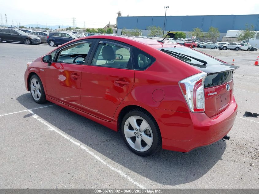 2014 TOYOTA PRIUS FOUR/FIVE/THREE/ONE/TWO - JTDKN3DU0E0365407