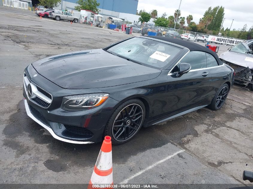 2017 MERCEDES-BENZ S 550 WDDXK8CB4HA020767