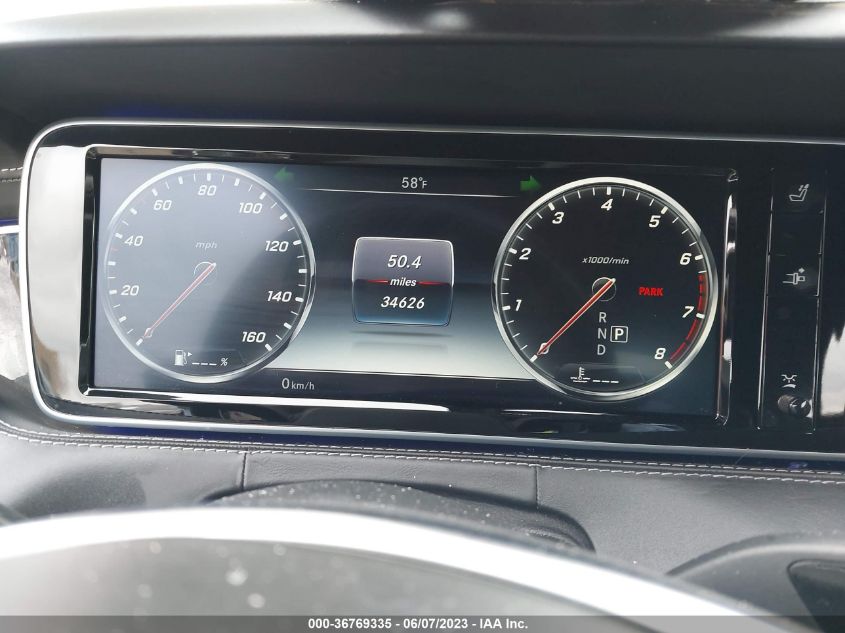 2017 MERCEDES-BENZ S 550 WDDXK8CB4HA020767