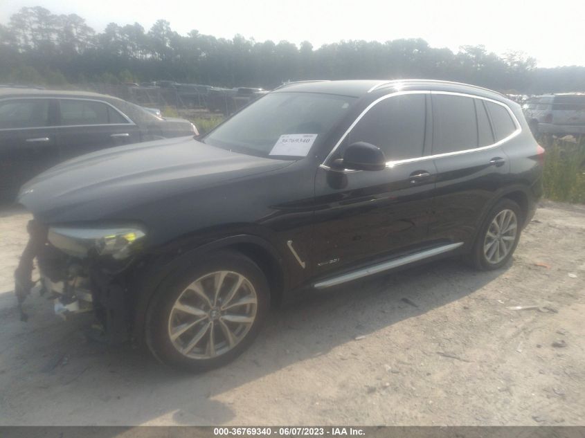 2018 BMW X3 XDRIVE30I - 5UXTR9C59JLD64658