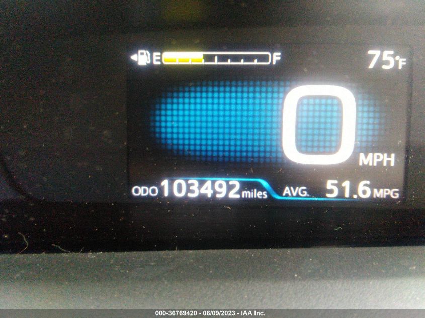 2016 TOYOTA PRIUS TWO - JTDKBRFU2G3523272