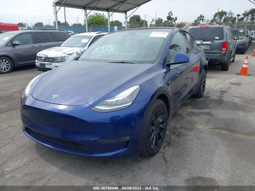 VIN 7SAYGDEE0PA035689 2023 TESLA MODEL Y LONG RANGE
