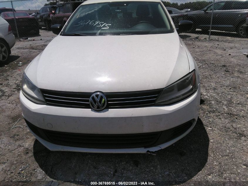 2013 VOLKSWAGEN JETTA SEDAN S - 3VW2K7AJ7DM291938