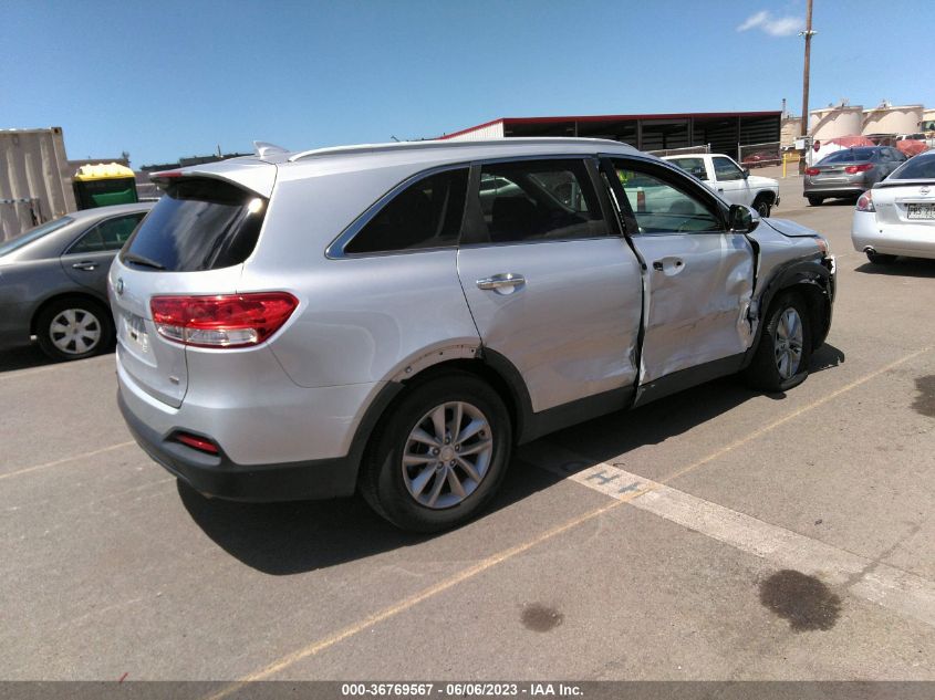 2017 KIA SORENTO LX - 5XYPG4A38HG284350