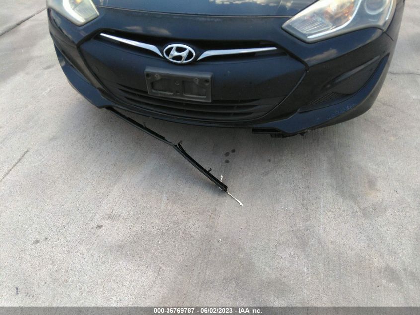 2013 HYUNDAI GENESIS COUPE 2.0T PREMIUM KMHHT6KD8DU092501