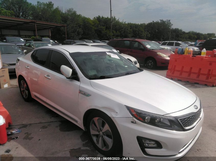 2014 KIA OPTIMA HYBRID EX - KNAGN4ADXE5074820