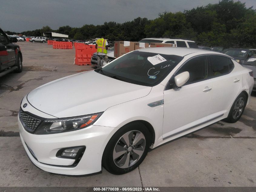 2014 KIA OPTIMA HYBRID EX - KNAGN4ADXE5074820