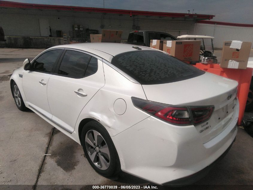2014 KIA OPTIMA HYBRID EX - KNAGN4ADXE5074820