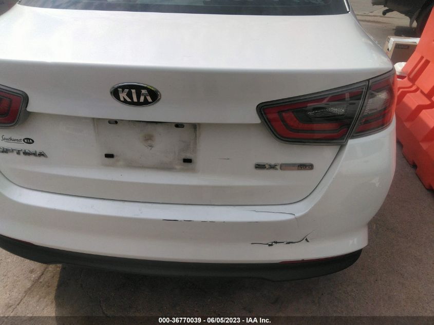 2014 KIA OPTIMA HYBRID EX - KNAGN4ADXE5074820