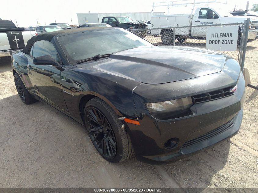 2015 CHEVROLET CAMARO LT - 2G1FD3D31F9202793