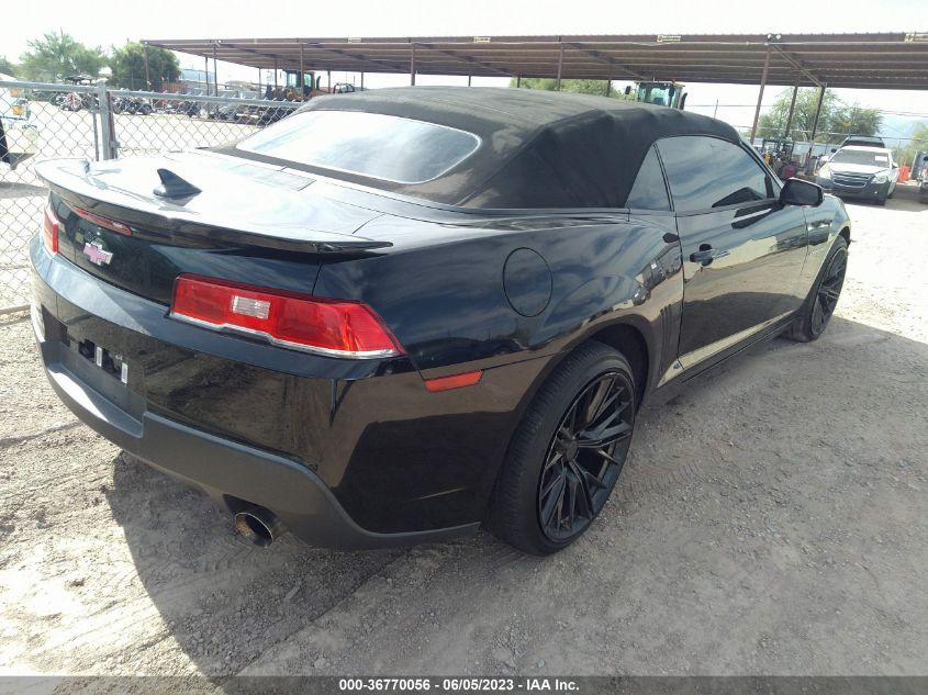 2015 CHEVROLET CAMARO LT - 2G1FD3D31F9202793