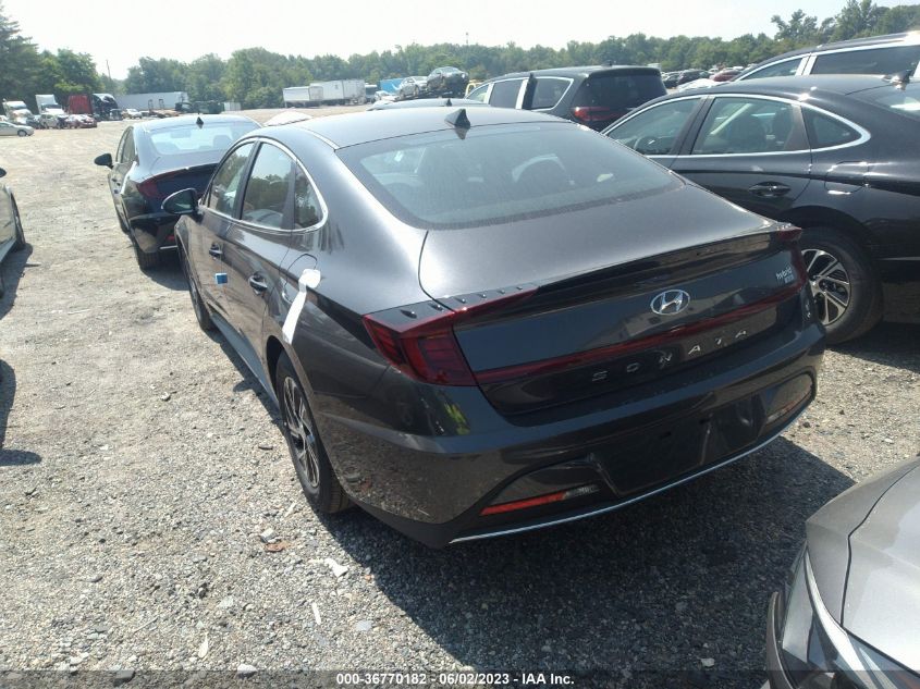 2023 HYUNDAI SONATA HYBRID BLUE - KMHL24JJ5PA067246