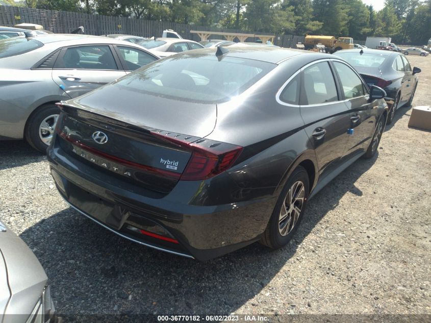 2023 HYUNDAI SONATA HYBRID BLUE - KMHL24JJ5PA067246