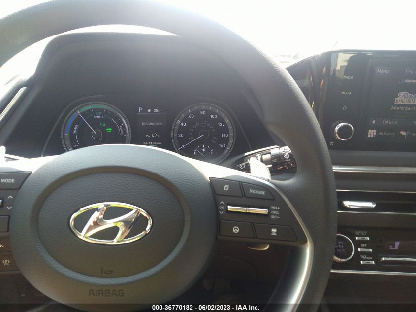 2023 HYUNDAI SONATA HYBRID BLUE - KMHL24JJ5PA067246
