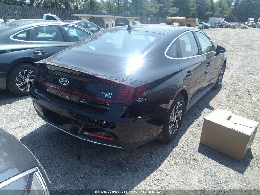 2023 HYUNDAI SONATA HYBRID BLUE - KMHL24JJXPA067288