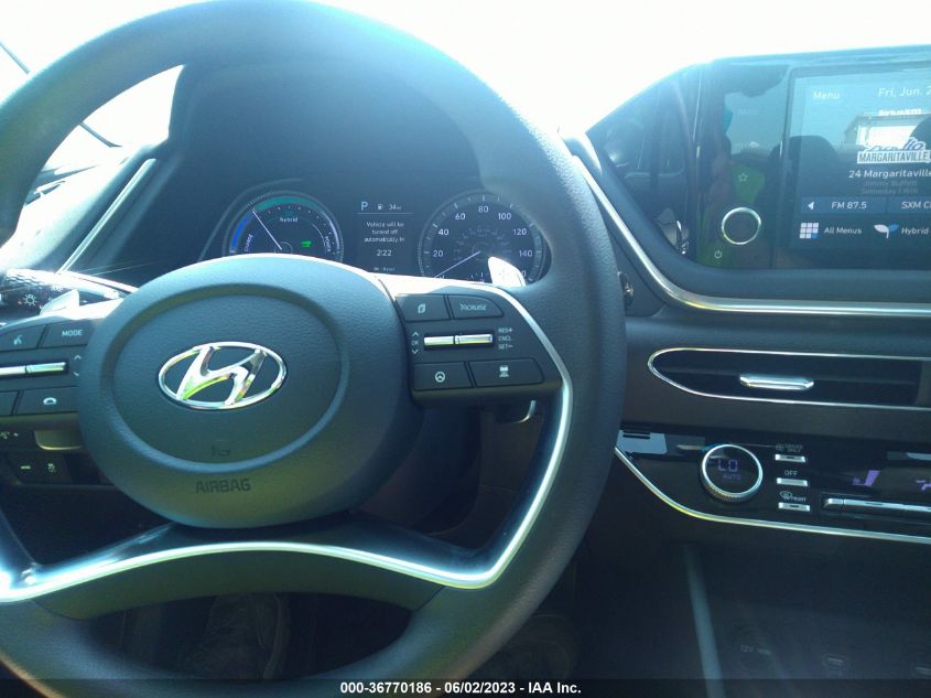 2023 HYUNDAI SONATA HYBRID BLUE - KMHL24JJXPA067288
