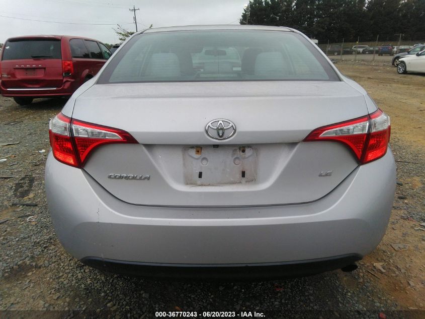2016 TOYOTA COROLLA L/LE/S/S PLUS/LE PLUS - 2T1BURHE1GC653180
