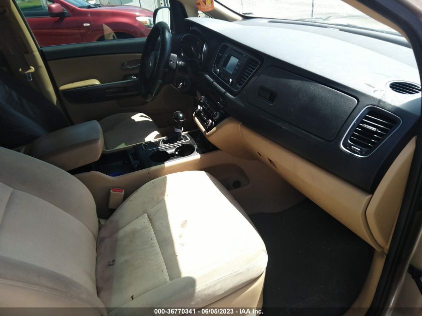 2015 KIA SEDONA LX - KNDMB5C16F6022569
