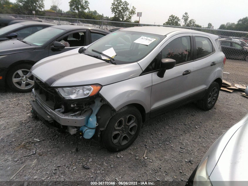 VIN MAJ3S2FE2KC286074 2019 FORD ECOSPORT S