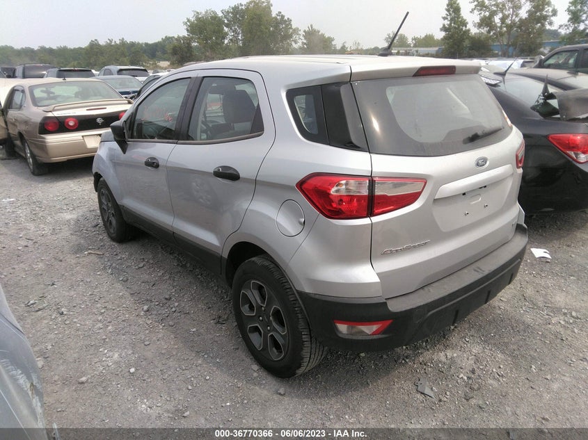 VIN MAJ3S2FE2KC286074 2019 FORD ECOSPORT S