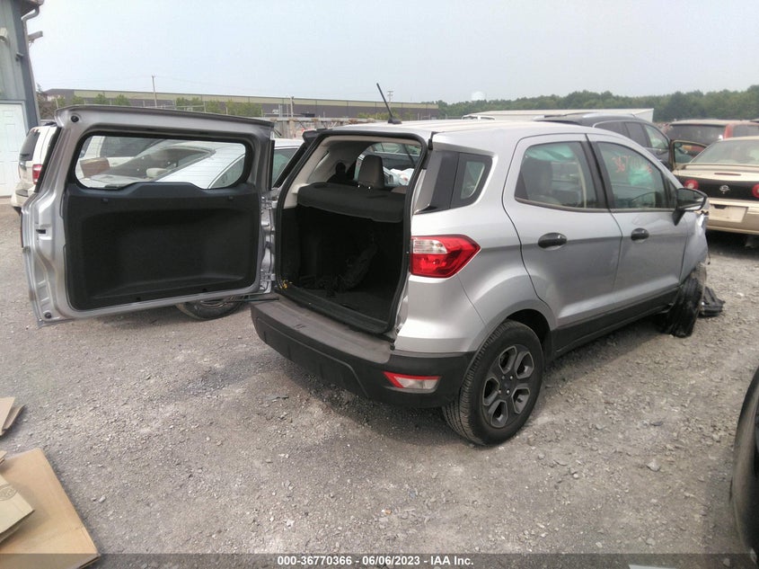 VIN MAJ3S2FE2KC286074 2019 FORD ECOSPORT S