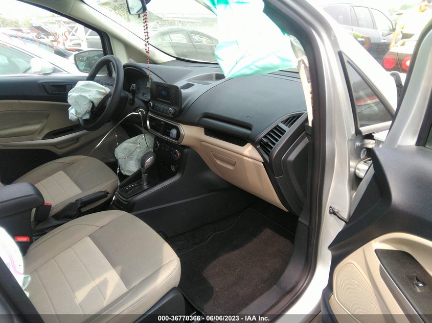 VIN MAJ3S2FE2KC286074 2019 FORD ECOSPORT S