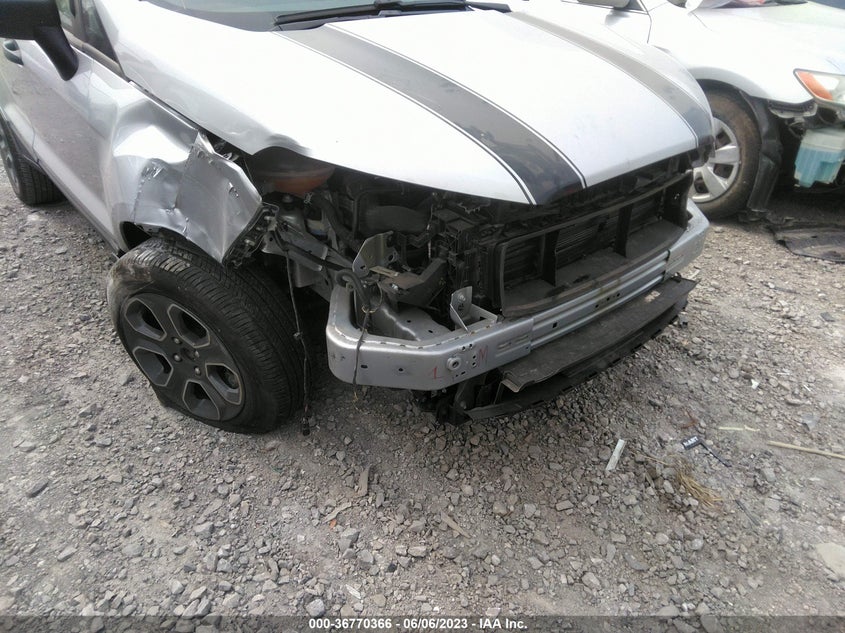 VIN MAJ3S2FE2KC286074 2019 FORD ECOSPORT S